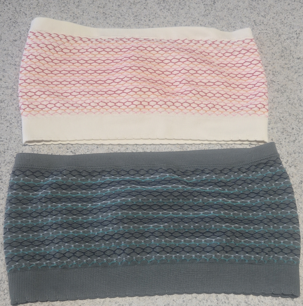 Aerie Chill Play Move Bandeau Top Size Large - Set Of 2